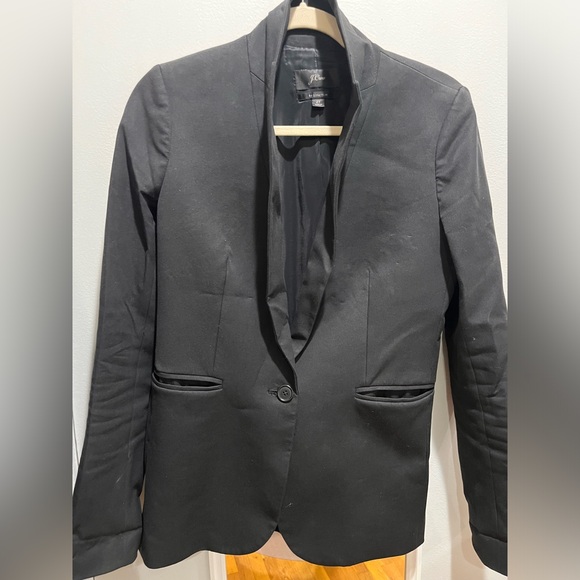 J Crew black blazer size 2 Tall - Picture 6 of 6
